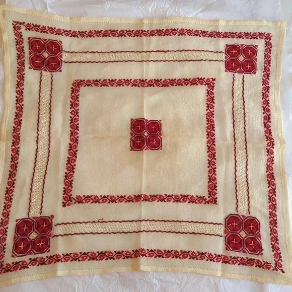 Vintage Wool Head Scarf - Picture 8 of 9